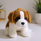 Lifelike St. Bernard Puppy Plush Stuffed Toy | 30cm | PP Cotton | CE Certified