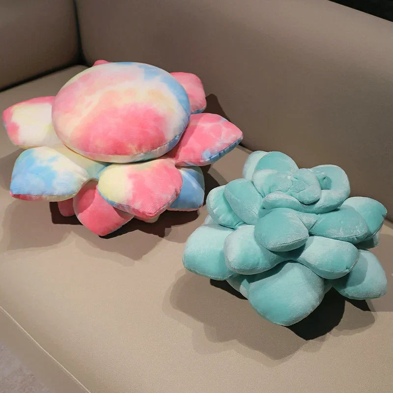 Succulent Plush Cushion Pillow | Lifelike Potted Plant | PP Cotton | 4 Colours | 35 & 45cm