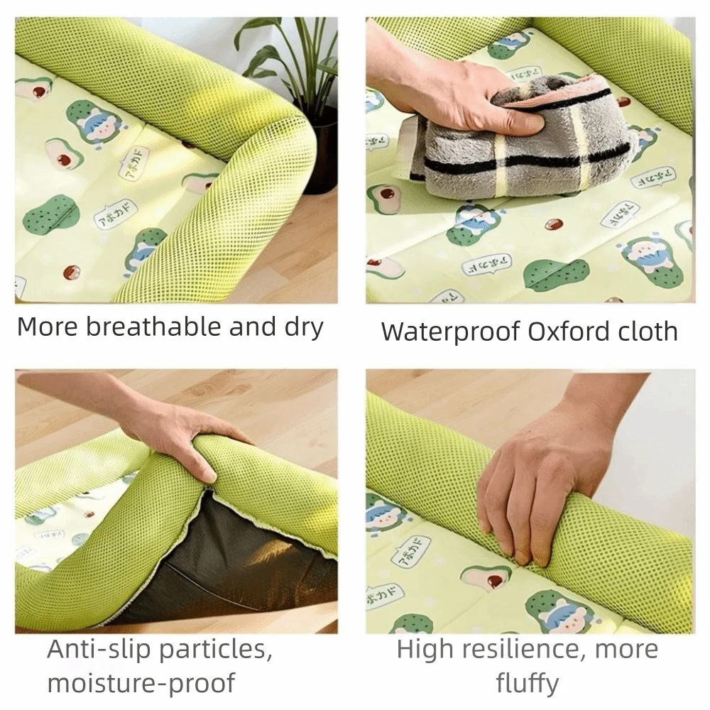 Cooling Pet Bed Mat | Waterproof Anti-Slip Oxford Cloth | Dogs & Cats | 4 Sizes