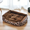 Striped Corduroy Calming Pet Cushion Bed | Breathable Fiber Fill | Hand Wash | 3 Sizes | 2 Styles