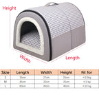 Soft Foldable Dog Cave Bed – Cosy Sleeping House for Small & Medium Dogs and Cats
