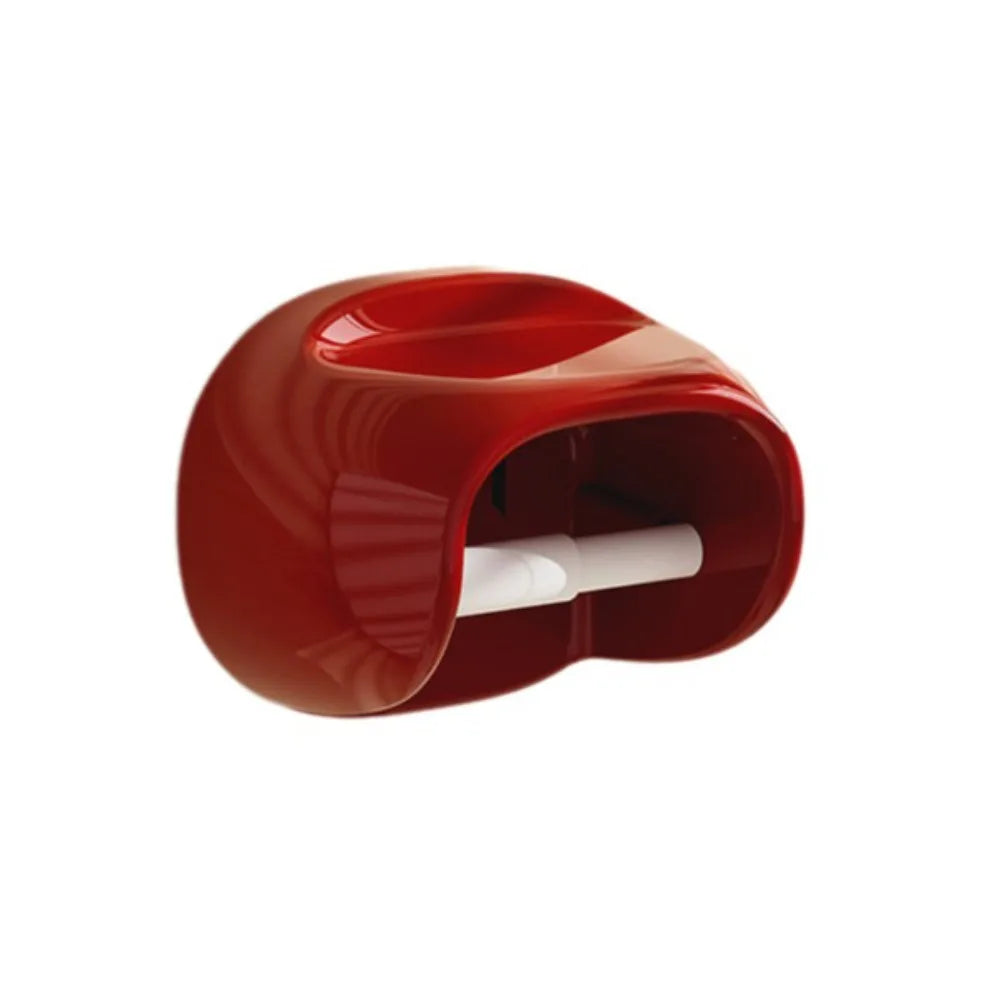 No-Drill Vintage Toilet Paper Box Holder – Wall-Mounted Waterproof PET Dispenser