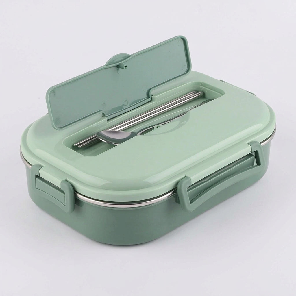 4-Grid Stainless Steel Bento Lunch Box | Soup Bowl | Thermal Insulation | 1500ml | 3 Colours