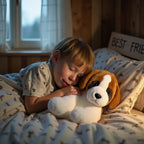 Lifelike St. Bernard Puppy Plush Stuffed Toy | 30cm | PP Cotton | CE Certified