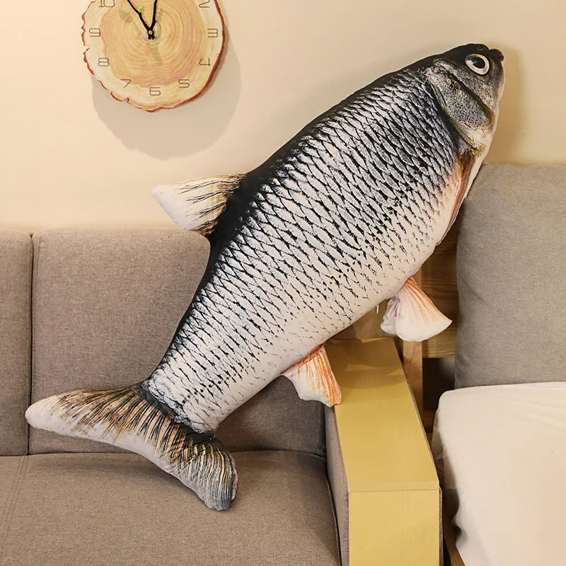Plush Fish Cat Toy, Styles 1–14, 30–40cm | BHH Living