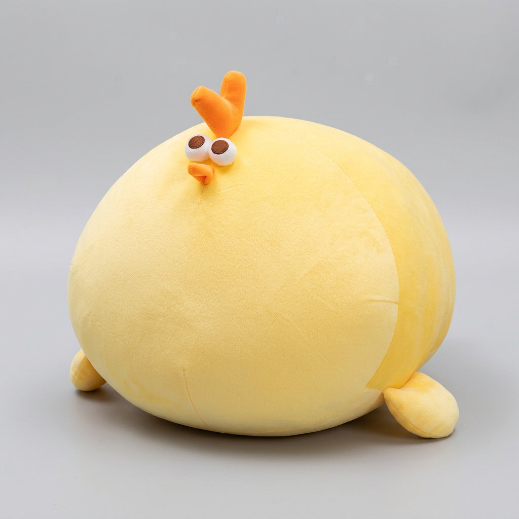 Yellow Chicken Plush Toy – Round Cartoon Stuffed Animal
