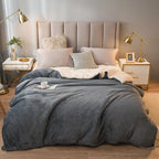 Double-Sided Fleece Throw Blanket & Duvet Cover – Anti-Pilling, Machine Washable, 12 Colours