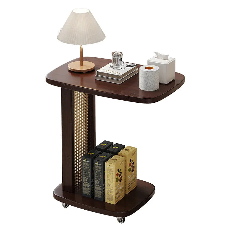 Rolling Coffee Table with Wheels | MDF | With Storage | 2 Sizes