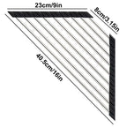 Roll-Up Triangle Dish Drying Rack – Foldable Corner Sink Organiser with Silicone Edges