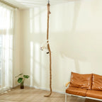Cat Sisal Climbing Rope – 3m, Ceiling & Wall Mounted, Indoor Scratching & Exercise