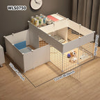 Indoor Pet Fence & Playpen – Modular Dog Gate & Barrier for Small & Medium Dogs