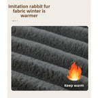 Rectangle Corduroy Pet Bed | Dogs & Cats | Washable Removable Cover | 6 Sizes