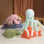 Sea Life Plush Pillow, 5 Styles, 40–50cm | BHH Living