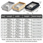 Stainless Steel Cat Litter Box | Semi-Enclosed, Splash-Proof | 15 Styles